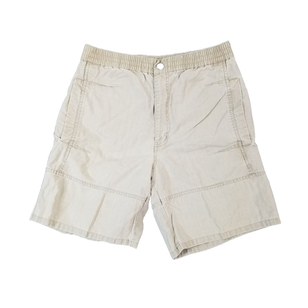 Weekends hiking shorts men's small beige comfort waist outdoor beach preppy